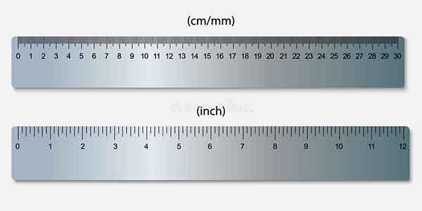 Conversion Table, Centimeters to Inches conversion