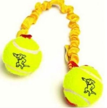 Bungee Ball Tug with Mini Tennis Balls