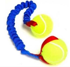 Bungee Ball Tug with Tennis Balls