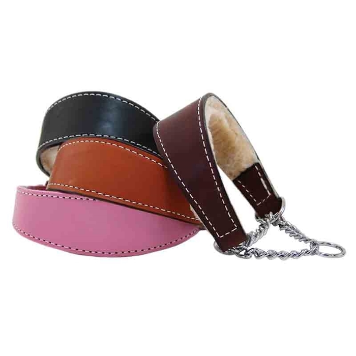Martingale Collars with Shearling Lining