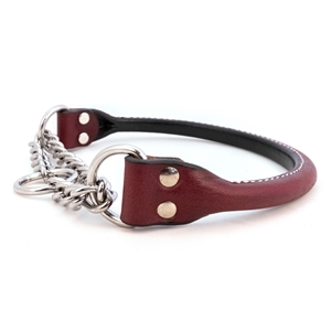Max200 Martingale Rolled Leather Collar