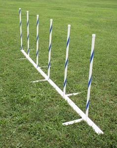 Weave Poles ( 22" or 24" Spacing, 6 Poles)