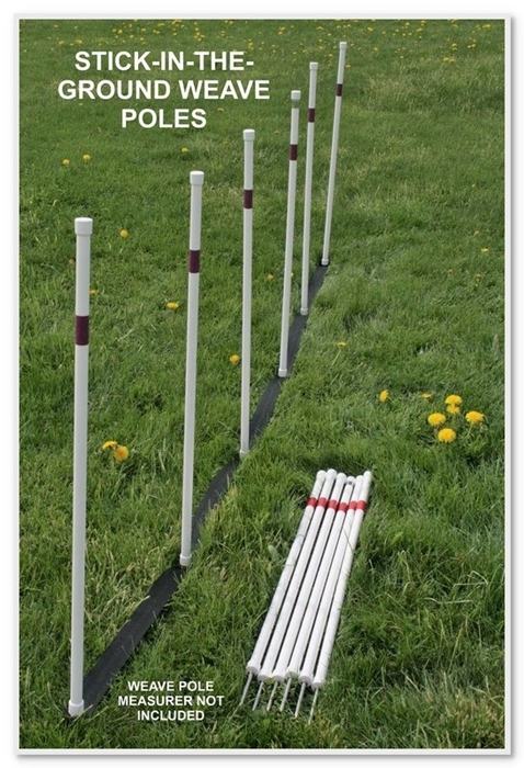 Stick-in-the-Ground Weave Poles