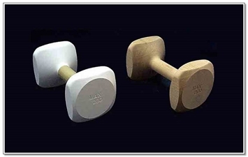 Max 200 One-Piece Wood Turned Dumbbells