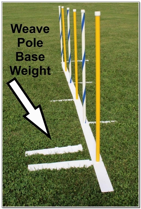 Weave Pole Base Weights